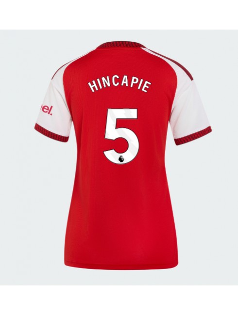 Arsenal Piero Hincapie #5 Heimtrikot für Frauen 2026-27 Kurzarm Arsenal Piero Hincapie #5 Heimtrikot für Frauen 2026-27 Kurzarm